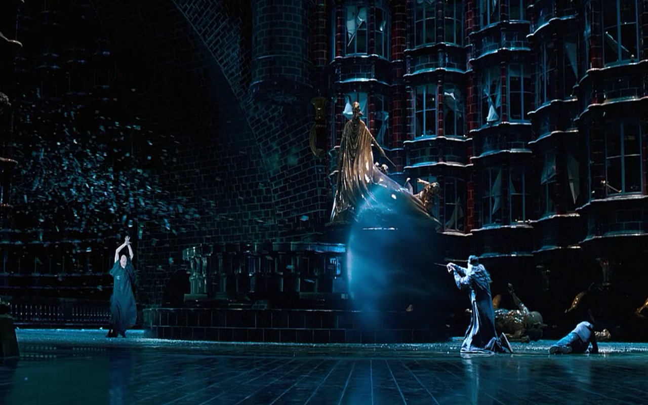 dumbledore vs voldemort fan art
